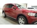 2011 Inferno Red Crystal Pearl Dodge Durango Crew 4x4  photo #10