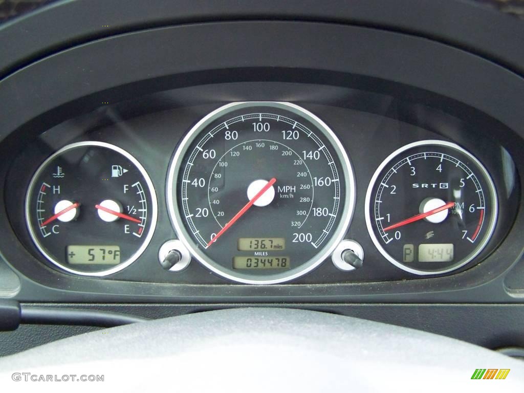 2005 Chrysler Crossfire SRT-6 Coupe Gauges Photo #4904746