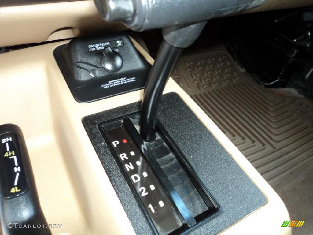 2002 Wrangler Sahara 4x4 - Black / Camel Beige/Dark Green photo #11