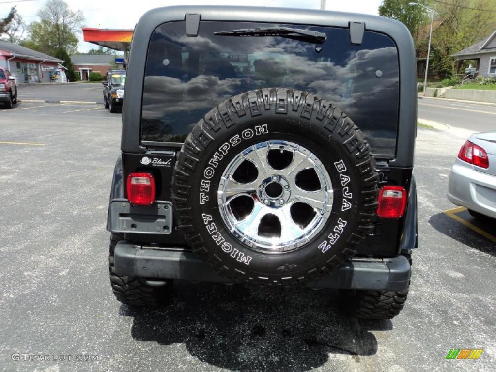 2002 Jeep Wrangler Sahara 4x4 Custom Wheels Photos