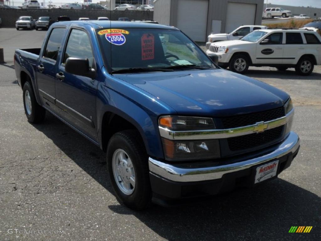 2006 Colorado LT Crew Cab - Superior Blue Metallic / Medium Pewter photo #5