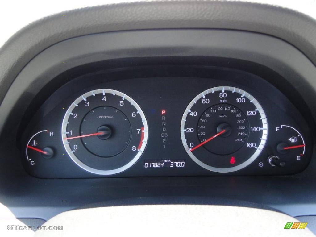 2009 Honda Accord EX V6 Sedan Gauges Photo #49051592