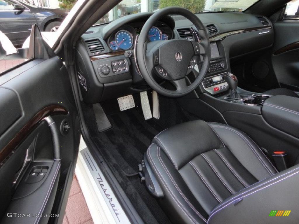 Nero Interior 2011 Maserati GranTurismo S Automatic Photo #49052696