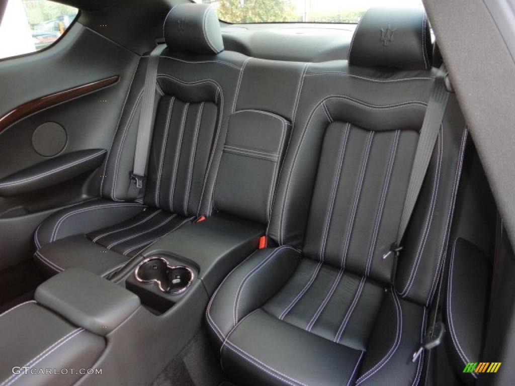 Nero Interior 2011 Maserati GranTurismo S Automatic Photo #49052780