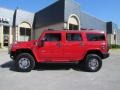 2007 Victory Red Hummer H2 SUV  photo #4