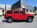 2007 Victory Red Hummer H2 SUV  photo #7