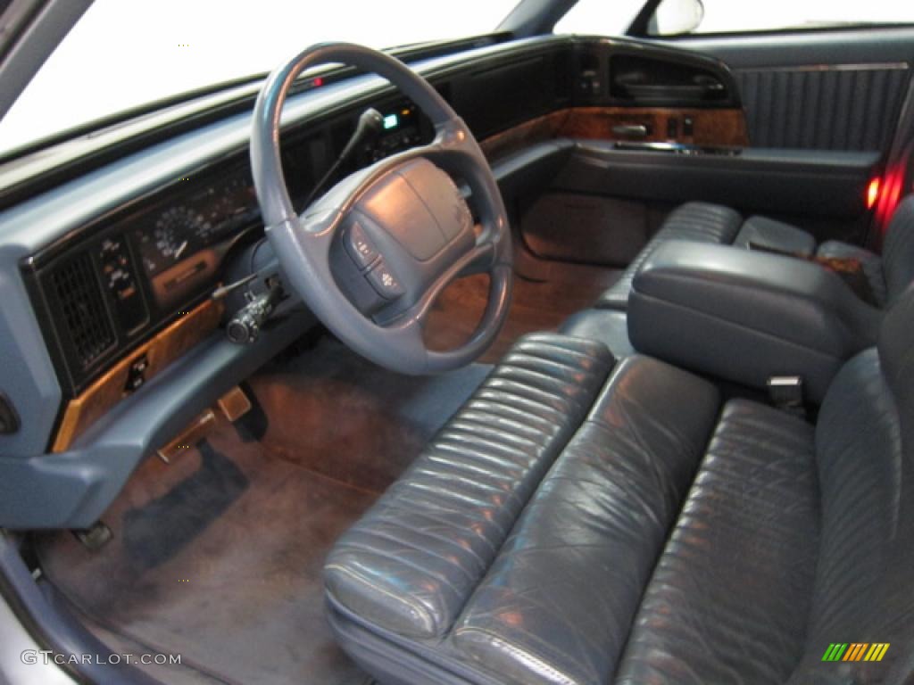 Adriatic Blue Interior 1995 Buick Park Avenue Standard Park Avenue Model Photo #49053524