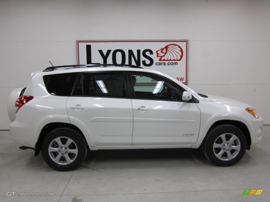 2011 RAV4 Limited 4WD - Super White / Sand Beige photo #5