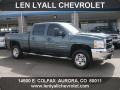 Blue Granite Metallic 2009 Chevrolet Silverado 2500HD LTZ Crew Cab 4x4