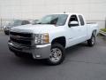 Summit White - Silverado 2500HD LTZ Extended Cab 4x4 Photo No. 1