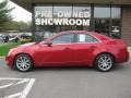 2008 Crystal Red Cadillac CTS 4 AWD Sedan  photo #3
