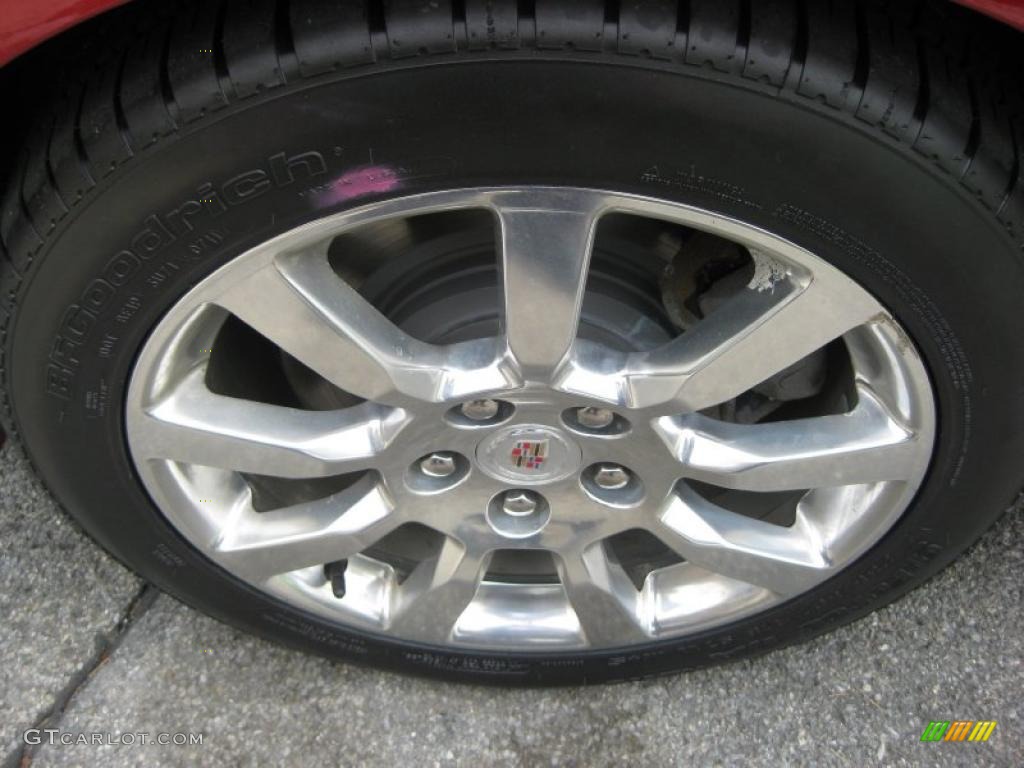 2008 CTS 4 AWD Sedan - Crystal Red / Cashmere/Cocoa photo #5