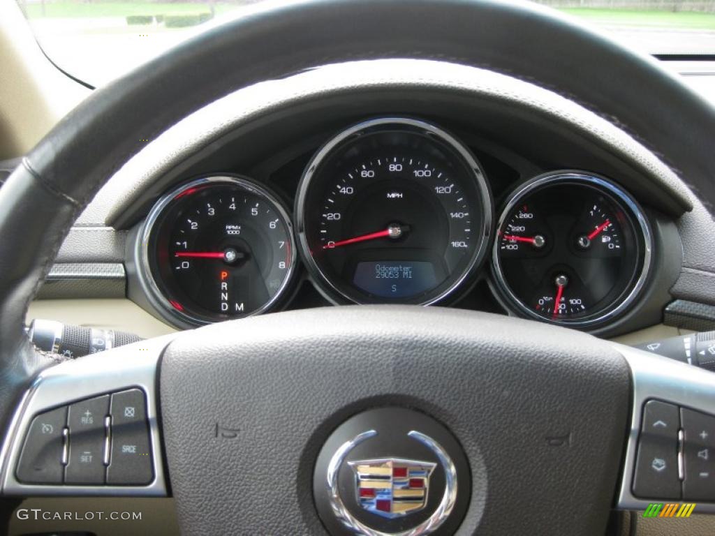 2008 CTS 4 AWD Sedan - Crystal Red / Cashmere/Cocoa photo #10