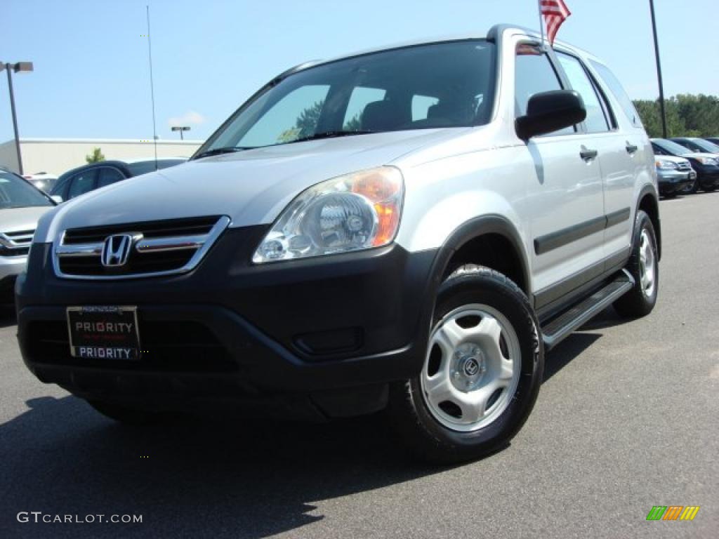 2004 CR-V LX - Satin Silver Metallic / Black photo #1