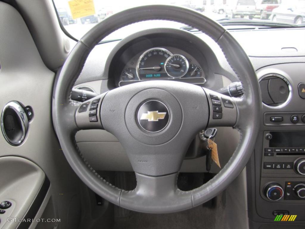 2008 Chevrolet HHR LT Gray Steering Wheel Photo #49056305