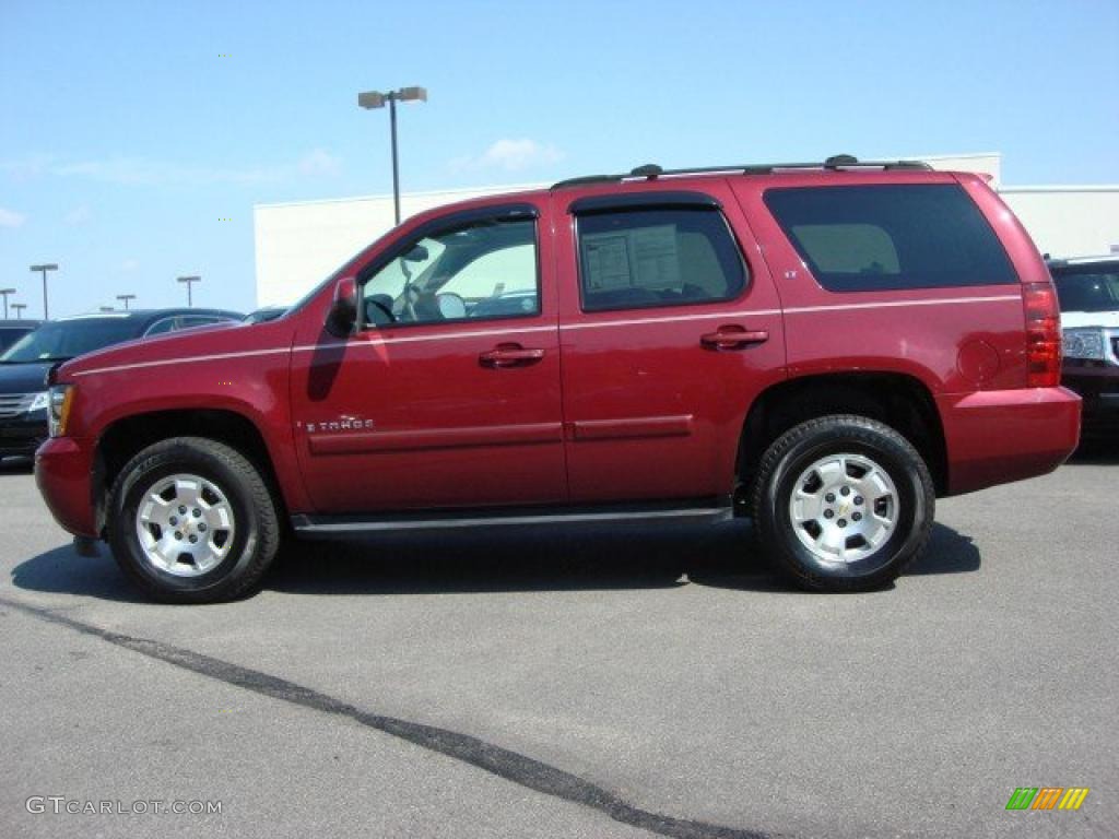 Sport Red Metallic 2007 Chevrolet Tahoe LT 4x4 Exterior Photo #49056453