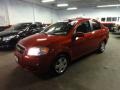 2010 Sport Red Chevrolet Aveo LT Sedan  photo #1