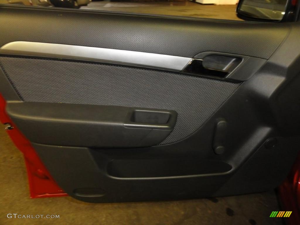 2010 Aveo LT Sedan - Sport Red / Charcoal photo #12