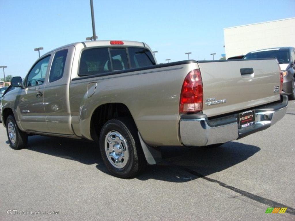 2007 Tacoma Access Cab - Desert Sand Mica / Taupe photo #4