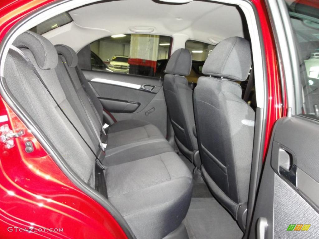 2010 Aveo LT Sedan - Sport Red / Charcoal photo #18