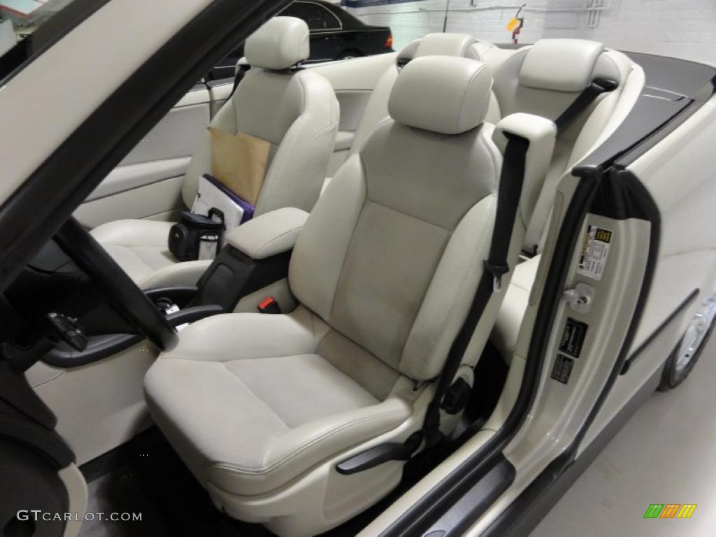 Parchment Interior 2005 Saab 9-3 Linear Convertible Photo #49058267