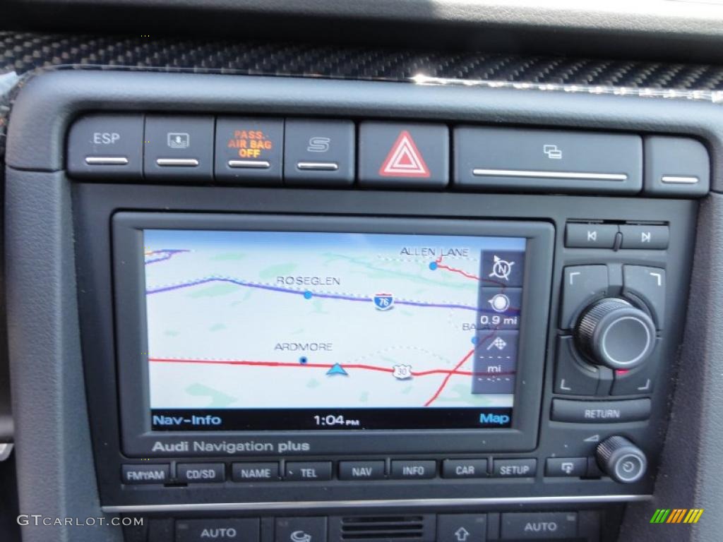 2007 Audi RS4 4.2 quattro Sedan Navigation Photo #49059647