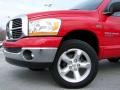 2006 Flame Red Dodge Ram 1500 Big Horn Edition Quad Cab 4x4  photo #2
