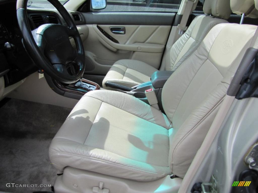 Beige Interior 2003 Subaru Outback L.L. Bean Edition Wagon Photo #49060412