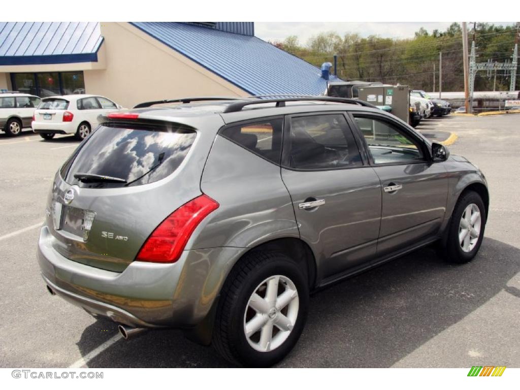 2005 Murano SE AWD - Platinum Metallic / Charcoal photo #5