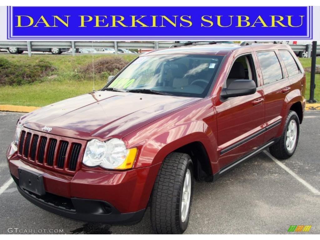 2008 Grand Cherokee Laredo 4x4 - Red Rock Crystal Pearl / Dark Slate Gray/Light Graystone photo #1