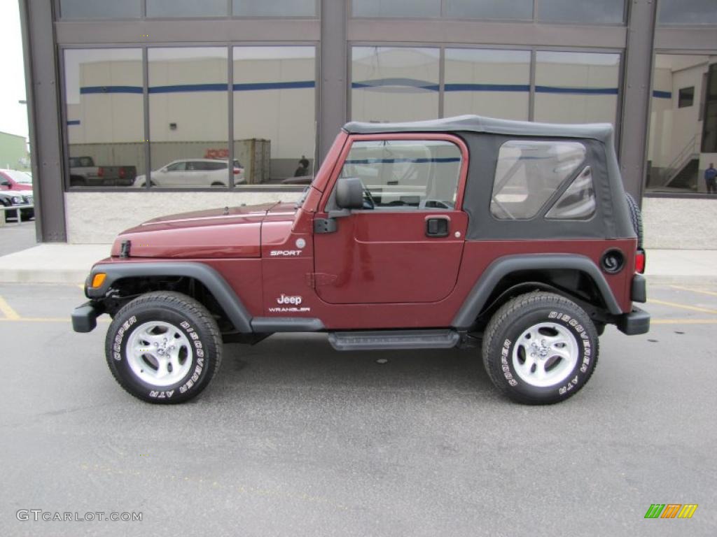 2004 Wrangler Sport 4x4 - Sienna Pearl / Dark Slate Gray photo #2