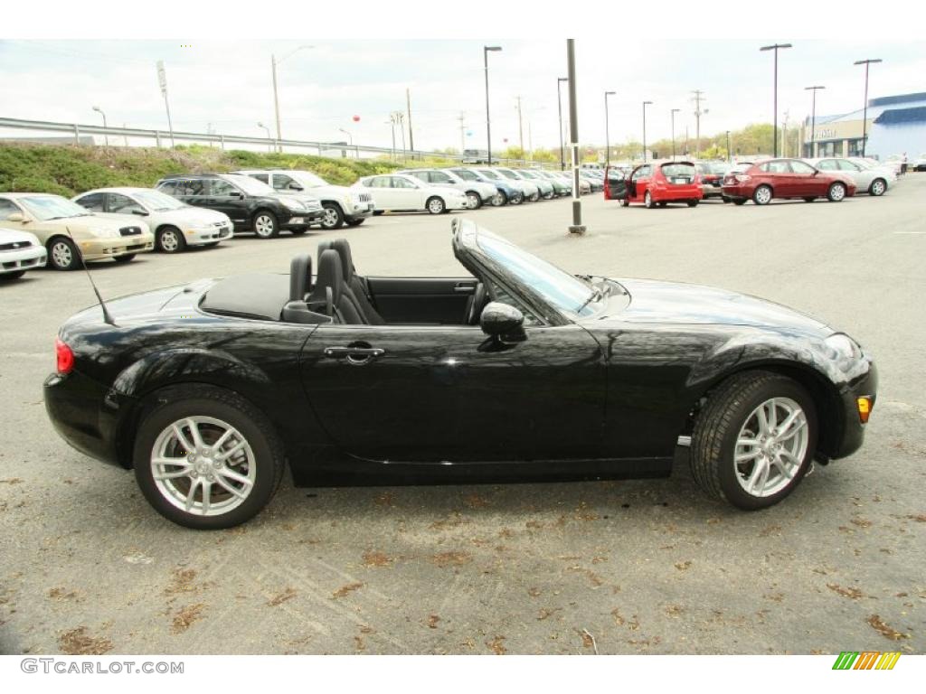 Brilliant Black 2010 Mazda MX-5 Miata Sport Roadster Exterior Photo #49062398