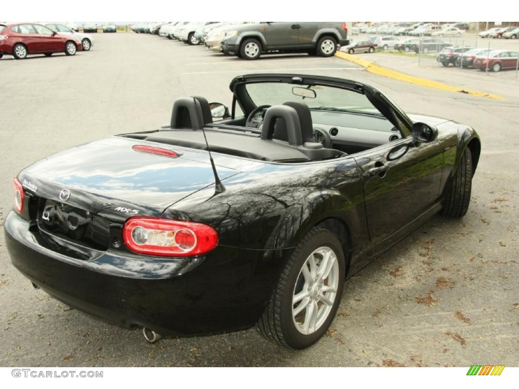 Brilliant Black 2010 Mazda MX-5 Miata Sport Roadster Exterior Photo #49062416