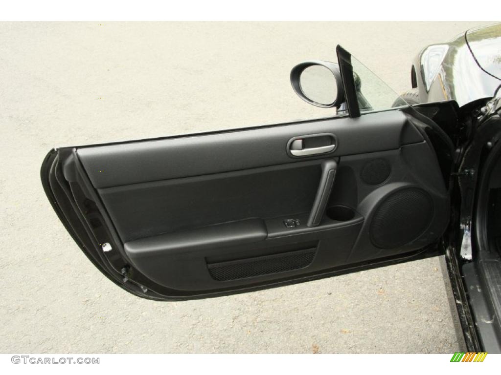 2010 Mazda MX-5 Miata Sport Roadster Black Door Panel Photo #49062530