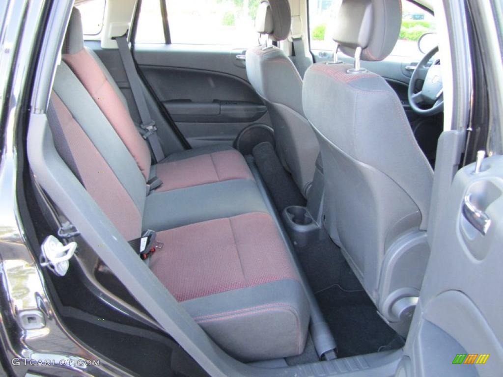 Dark Slate Gray/Red Interior 2011 Dodge Caliber Heat Photo #49062605