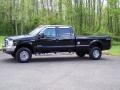 2002 Black Ford F350 Super Duty Lariat Crew Cab 4x4  photo #3