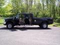 2002 Black Ford F350 Super Duty Lariat Crew Cab 4x4  photo #14