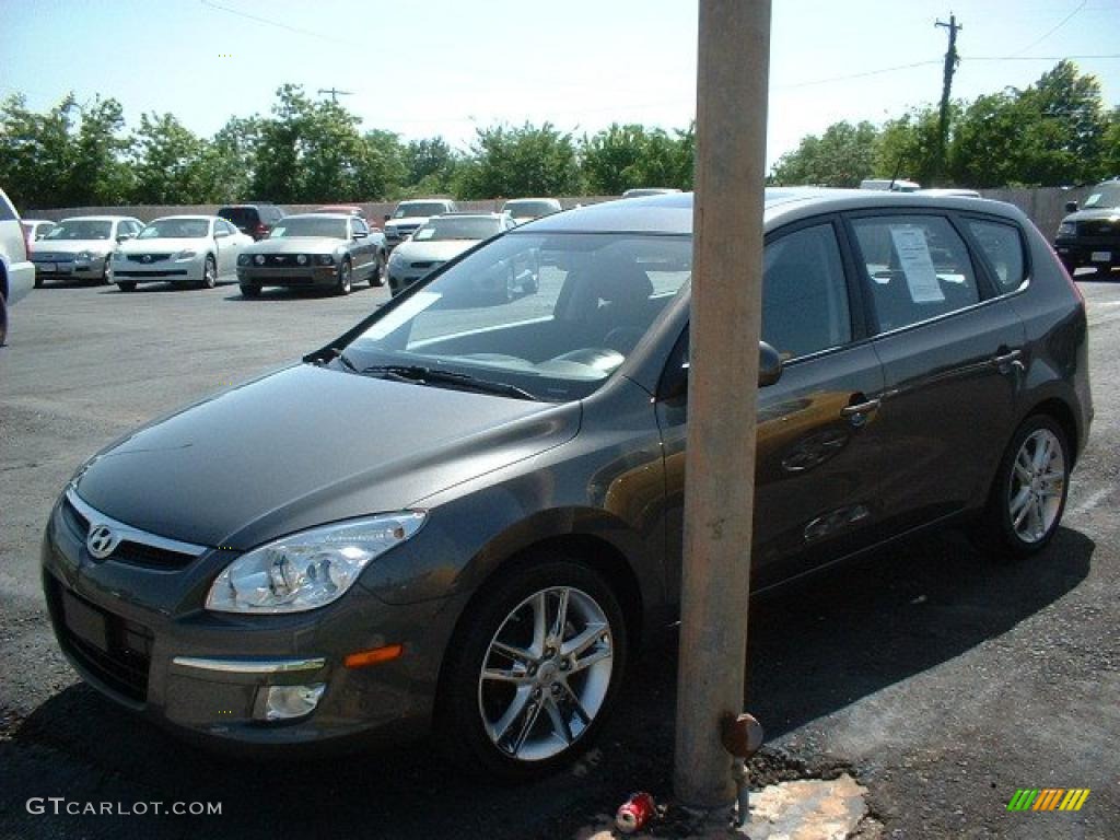 2009 Elantra Touring - Carbon Gray / Black photo #3