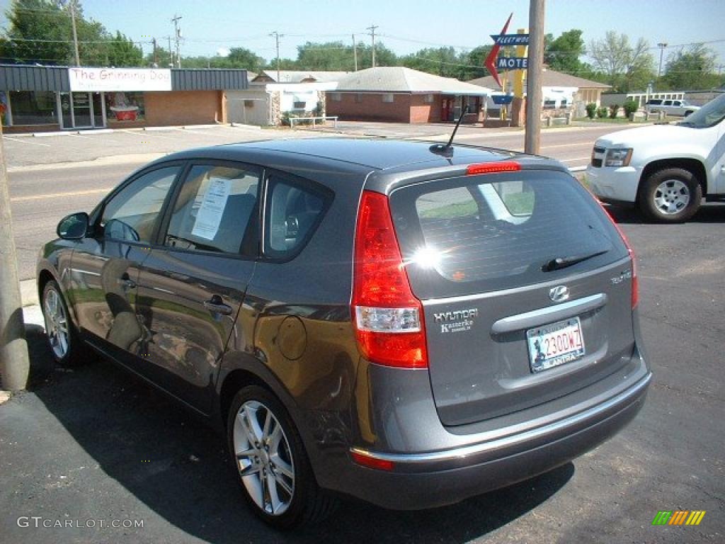 2009 Elantra Touring - Carbon Gray / Black photo #4