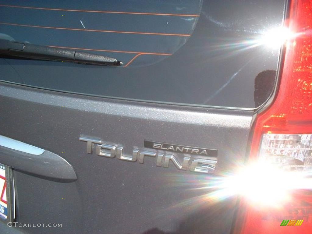2009 Elantra Touring - Carbon Gray / Black photo #6