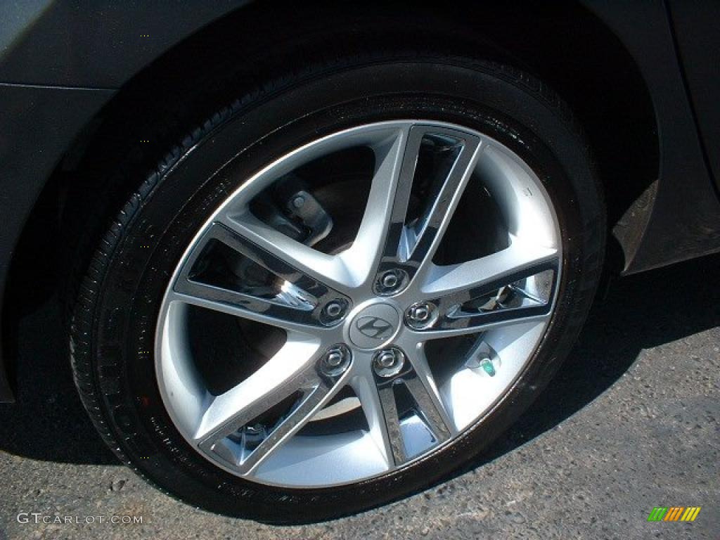 2009 Elantra Touring - Carbon Gray / Black photo #9