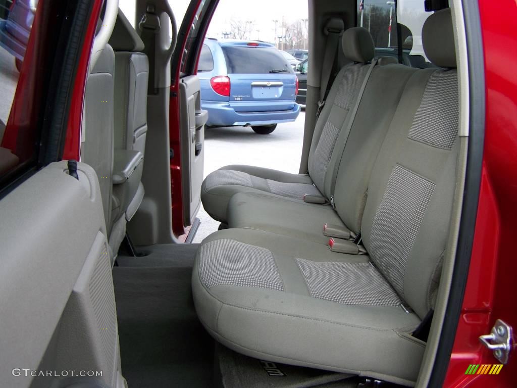 2007 Ram 1500 SLT Quad Cab 4x4 - Inferno Red Crystal Pearl / Khaki Beige photo #11
