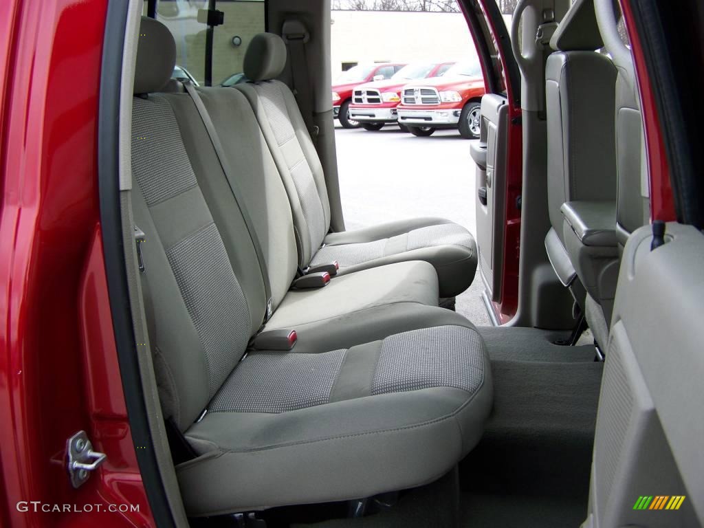 2007 Ram 1500 SLT Quad Cab 4x4 - Inferno Red Crystal Pearl / Khaki Beige photo #12