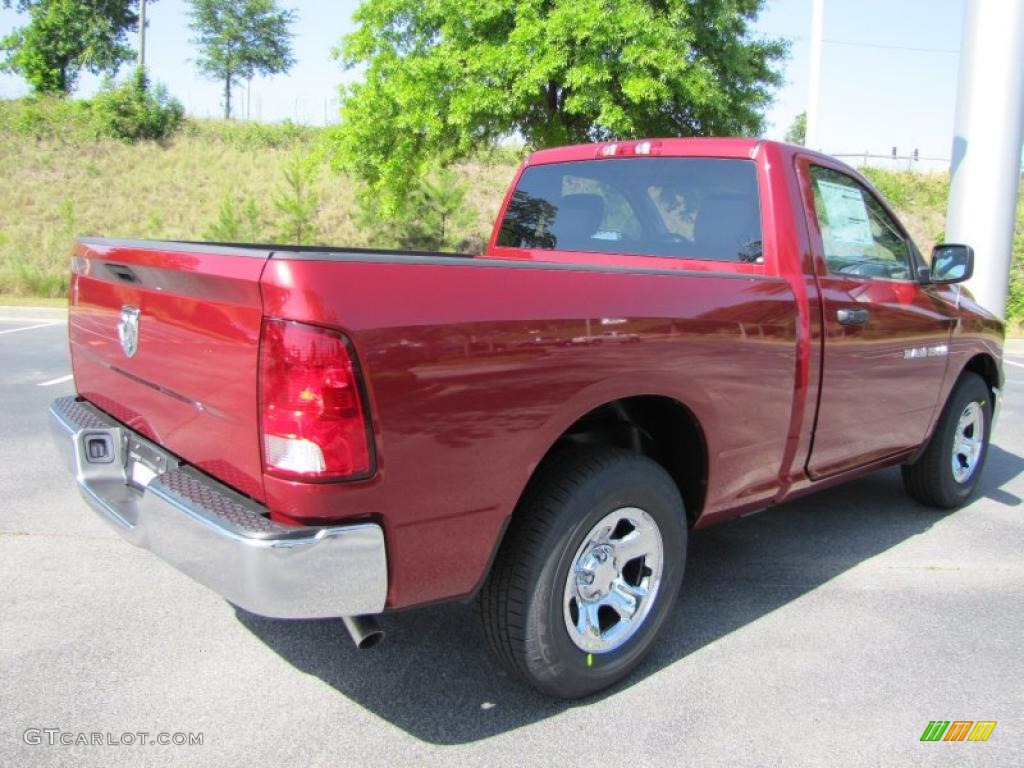 Deep Cherry Red Crystal Pearl 2011 Dodge Ram 1500 ST Regular Cab Exterior Photo #49063898