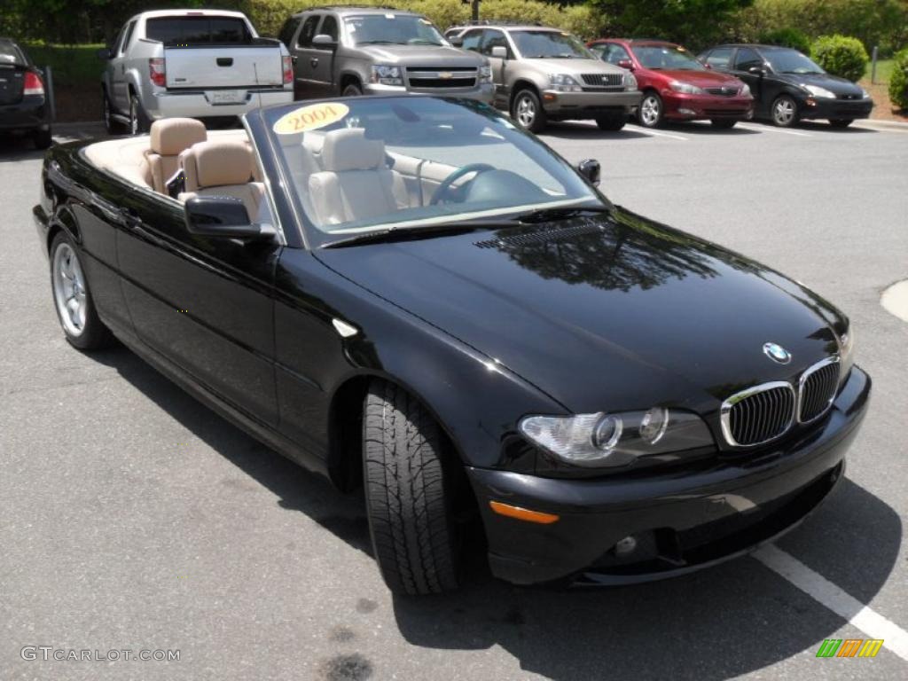 2004 3 Series 330i Convertible - Jet Black / Sand photo #5