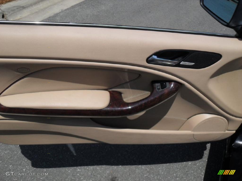 2004 3 Series 330i Convertible - Jet Black / Sand photo #9