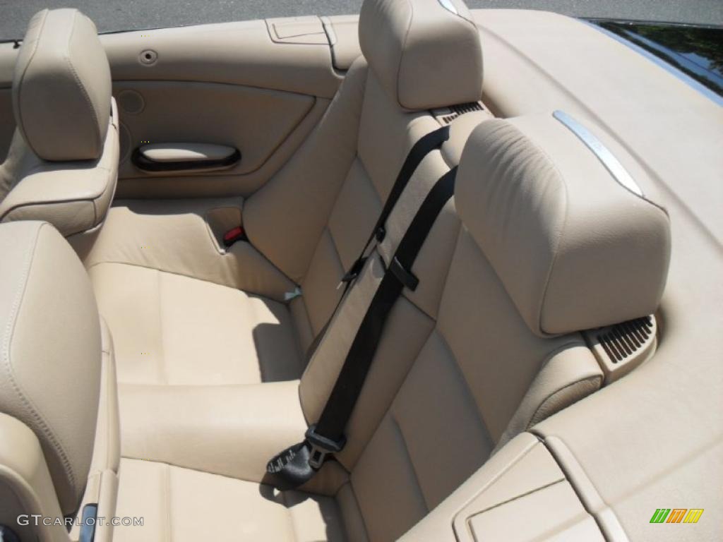 2004 3 Series 330i Convertible - Jet Black / Sand photo #15