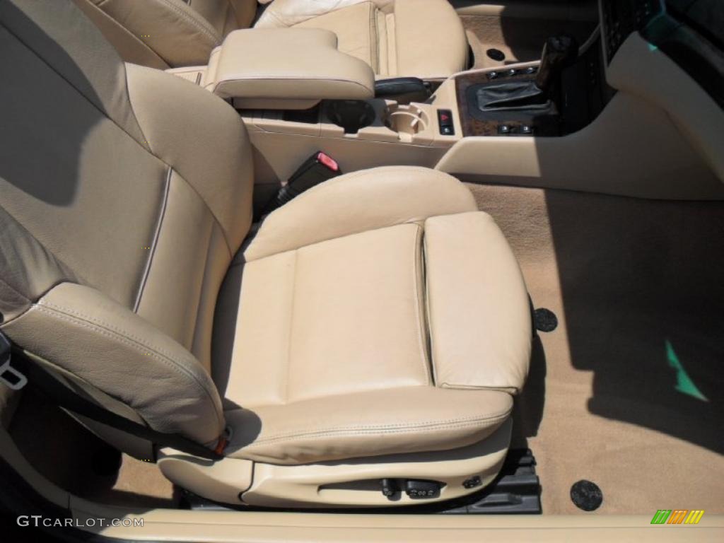 2004 3 Series 330i Convertible - Jet Black / Sand photo #19