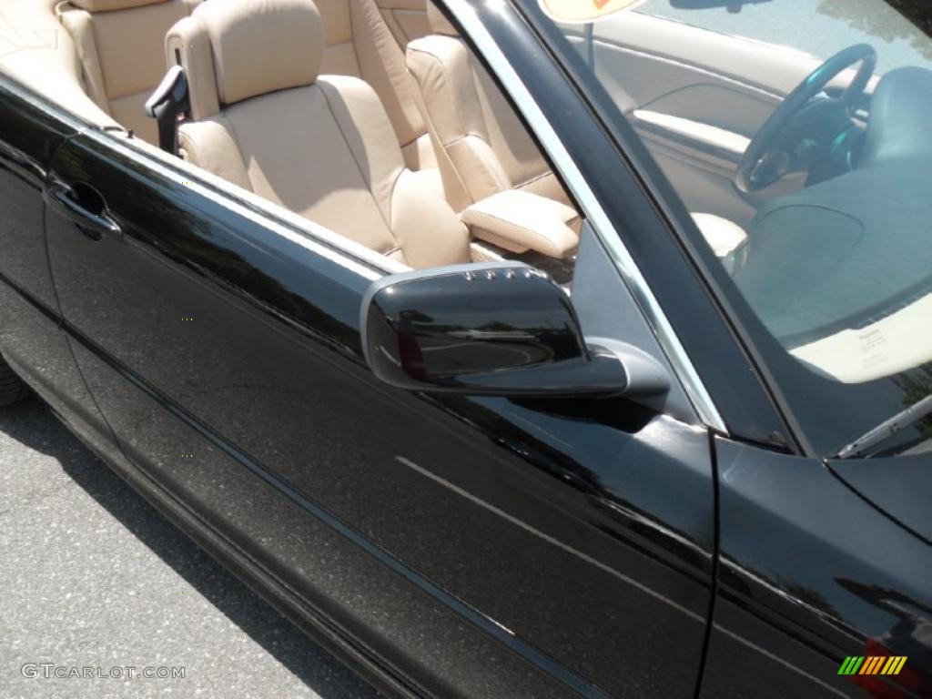 2004 3 Series 330i Convertible - Jet Black / Sand photo #23