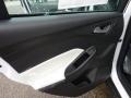 Arctic White Leather Door Panel Photo for 2012 Ford Focus #49065099